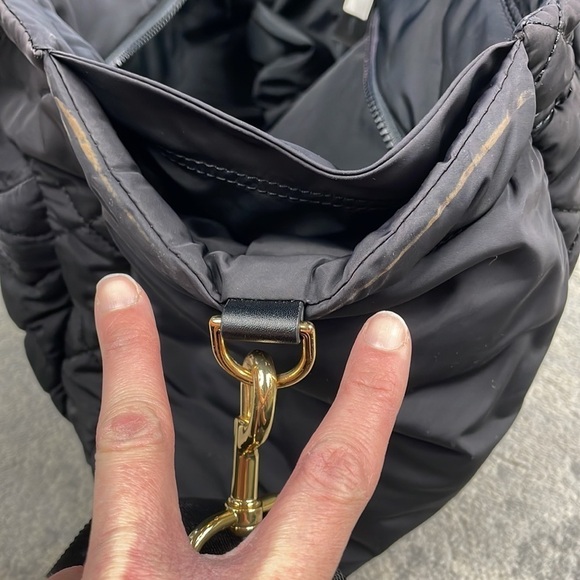 Marc Jacobs Quilted Nylon Baby Diaper Bag Travel Commute Duffle Black - Picture 13 of 16